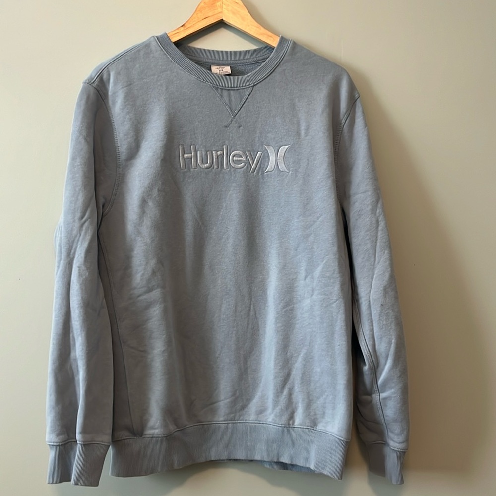 HURLEY embroidered crew